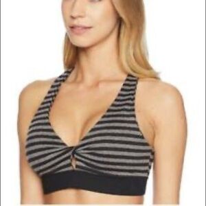 [Splendid] Striped Studio Twist Bra